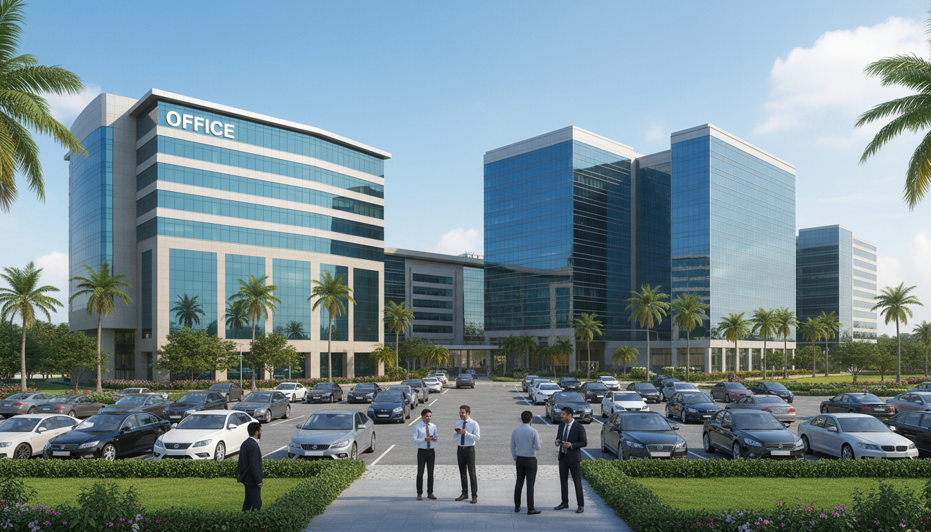 freepik create a realistic frontview image of a modern cor 79391